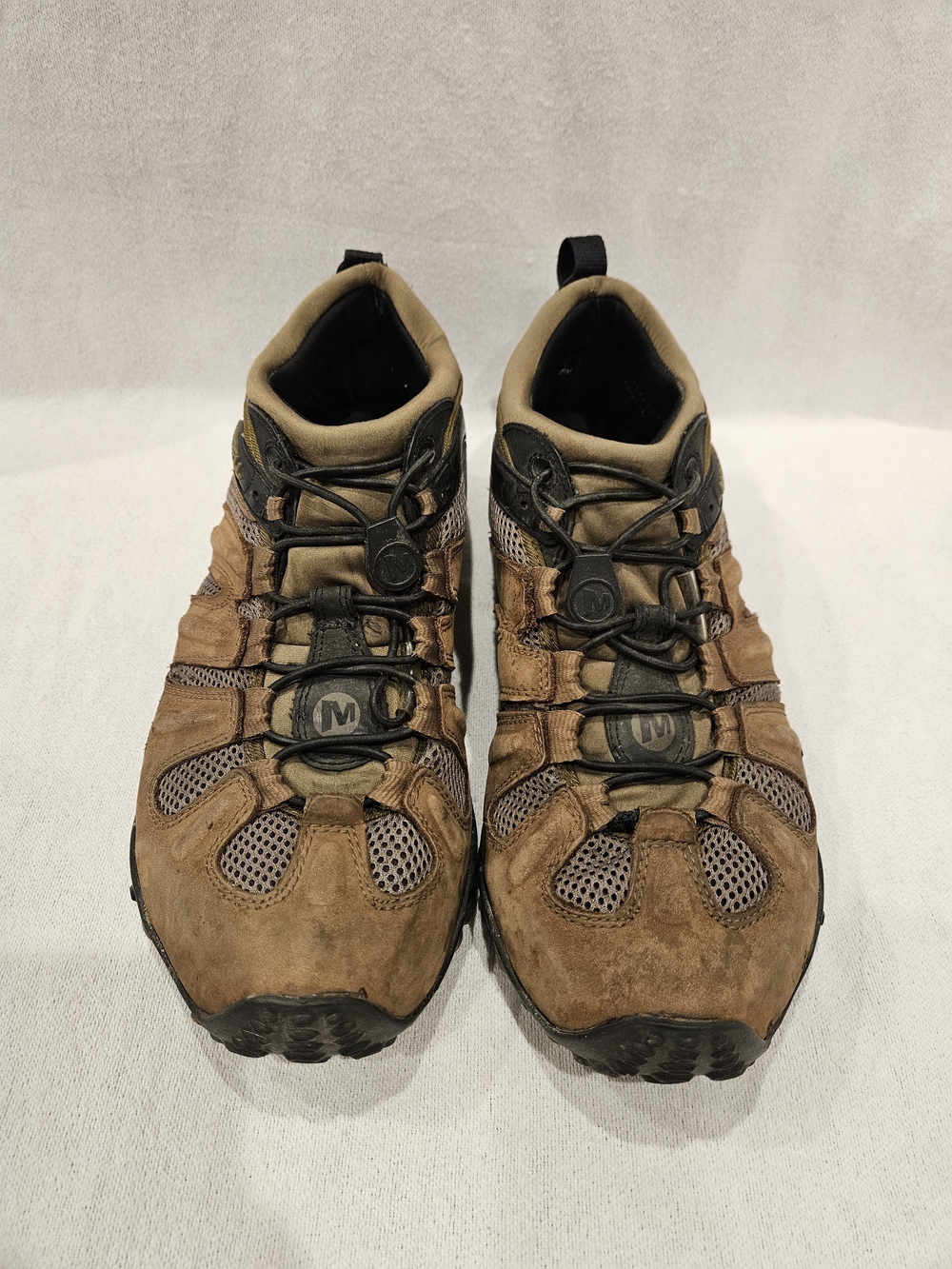 Merrell Men Chameleon 8 Stretch Hiking Shoes Leather-And-Mesh,Nubuck - Picture 2 of 8